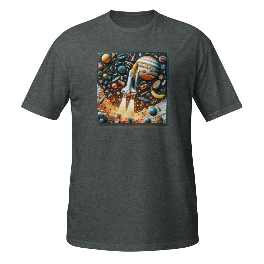 Space Shuttle Snowflakes and Cosmic Produce Tee